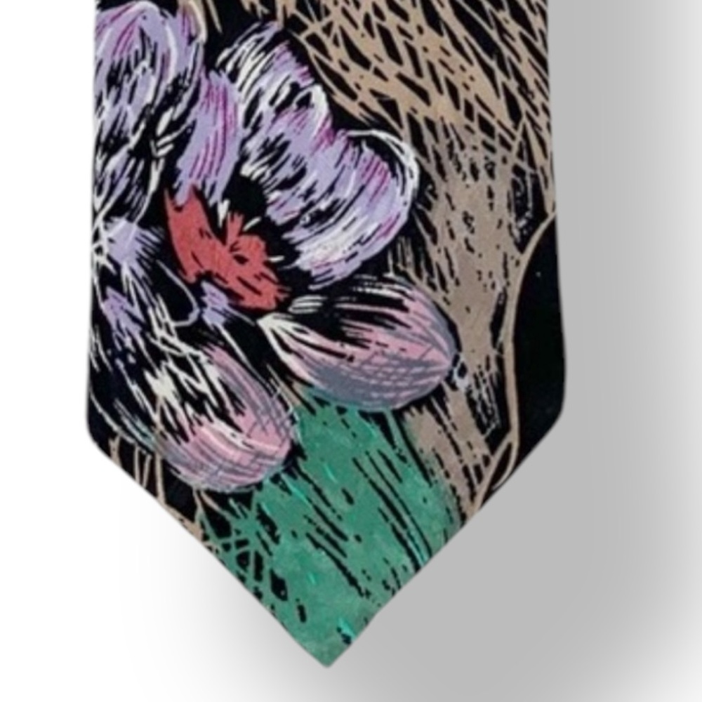 J. BLADES AND CO. RSM Vintage Tropical Silk Tie